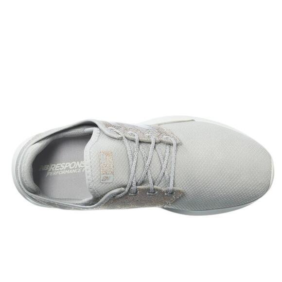 New Balance FuelCore Coast V3 Running Shoe Rose Gold Floral Metallic & Grey 10 - Picture 5 of 15